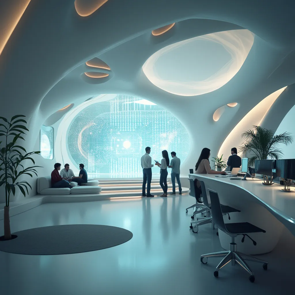Oficina moderna y colaborativa de InvertirARG