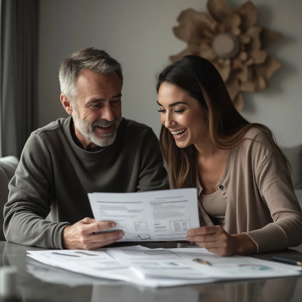Pareja Planificando su Futuro Financiero